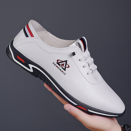 Men's Shoes All-match Casual Shoes 2025 New Hot Style Board Shoes Men's White Shoes Slip-on Lightweight Non-slip Soft Sole
