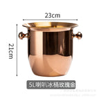 Trumpet style large rose gold