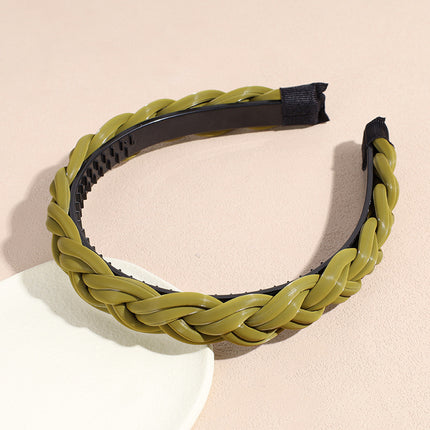2023 New High-end Sense Hair Clip Hair Hoop Female Elegant Internet Celebrity Face Wash Hair Hoop Simple Non-slip Toothed Hair Accessories