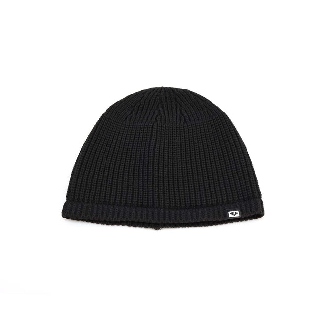 Japanese New Style Small Turn-up Wool Hat Women's Short Autumn and Winter Warm Cold Hat Men's All-match Trendy Melon Skin Knitted Hat