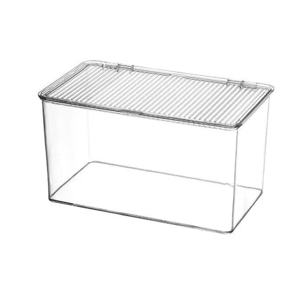 Acrylic Storage Box with Lid for Desktop, Desk Organizer for Cosmetics, Jewelry, and Miscellaneous Items, Multifunctional Storage Basket