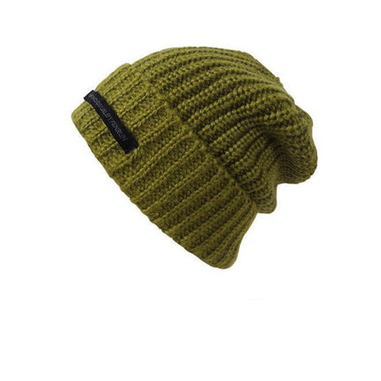 Autumn and winter men's and women's same-style pile cap all-match big head circumference face small wool cap warm cold-proof pullover knitted cap tide