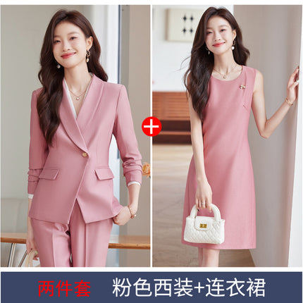 Suit suit Women's Autumn and Winter New Business Suit Jacket Medical Beauty Store Manager Broadcasting Workplace Interview Teacher's Tooling