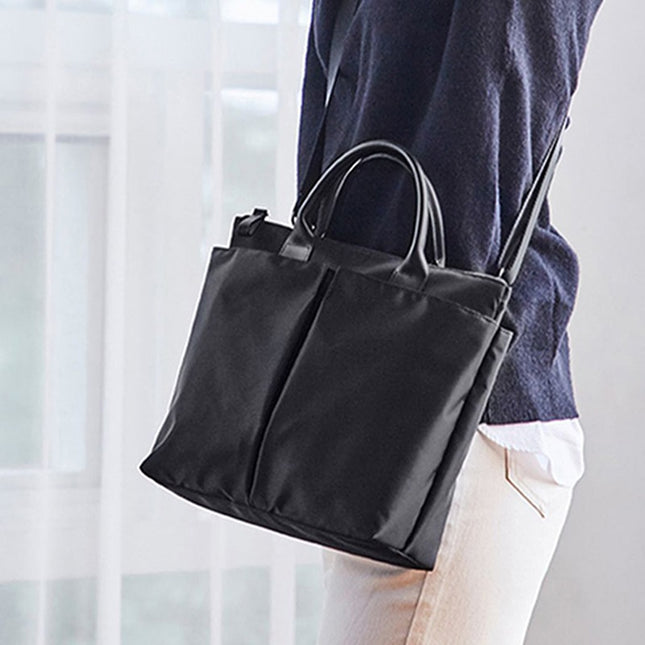 New Style Business Briefcase, Office Simple and Versatile Casual Handbag, Dual-Use Large-Capacity Cross-Body Computer Bag