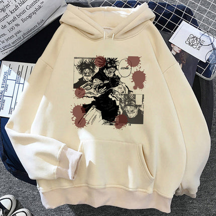 Choso Hoodie Print Design Comics Clothing Teenage Graphic Sports Casual Harajuku Sweatshirts Casual