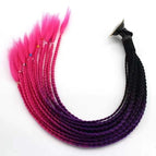 Black, purple and rose red gradient
