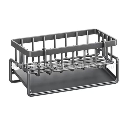 Cross-border Rack Kitchen Rack Sponge Drying Rack Sink Countertop Drying Blue Multi-functional Rack Storage Rack