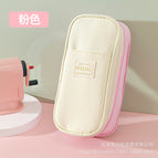 Canvas retractable pencil case [pink]