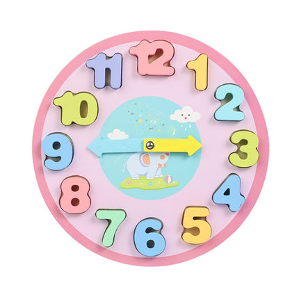 Specialized Clock Teaching Aids for Elementary School: Clock Models for First and Second Graders, Alarm Clock Face, Children's Learning Time Toys
