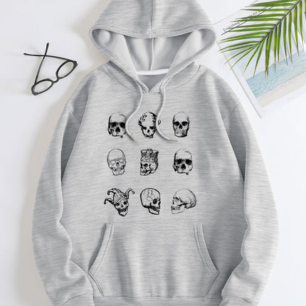 Fashion Joker Hoodie Skull Print