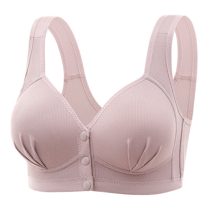 Export cross-border new rimless nursing mother beautiful back underwear thin comfortable breathable gathered adjustable underwear