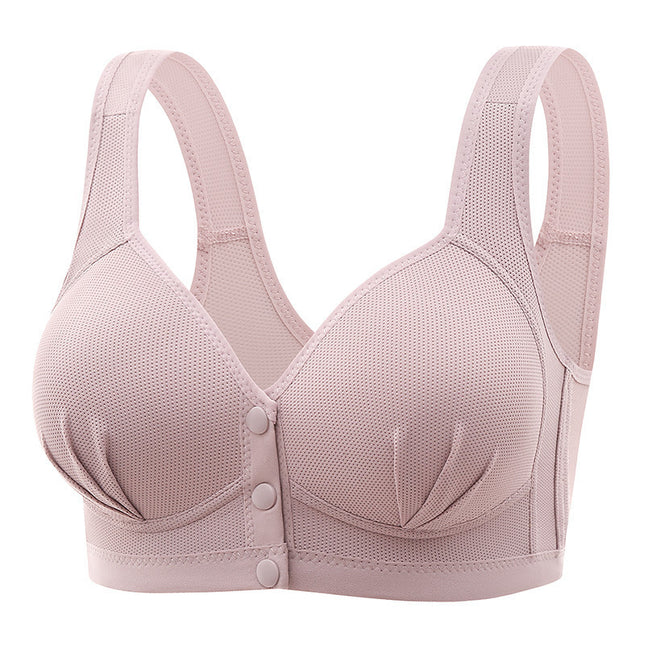 Export cross-border new rimless nursing mother beautiful back underwear thin comfortable breathable gathered adjustable underwear