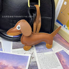 Light brown dachshund pendant