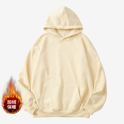 2025 New Autumn and Winter Oversize Hooded Sweatshirt Custom-Made with Fleece and Thickened, Loose and Lazy Style Autumn Hoodie Jacket