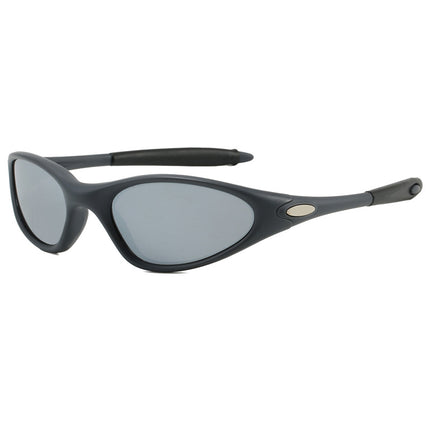 European and American Cross-Border Sunglasses for Men and Women Tr Retro Oval Round Frame Outdoor Cycling and Driving Sunglasses Minute