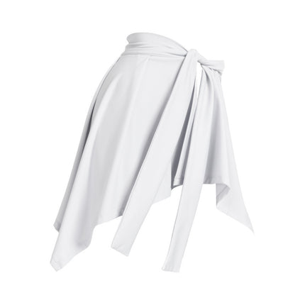 Yoga Hip Covering Skirt Sports Fart Covering Curtain Quick-drying Fitness Skirt Shawl Running Lace-up Anti-light Skirt