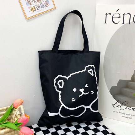 Factory wholesale 2023 new large capacity ladies shoulder handbag Oxford cloth gift bag cartoon cute