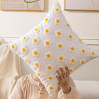 45*45cm [single pillowcase] / Small white flowers