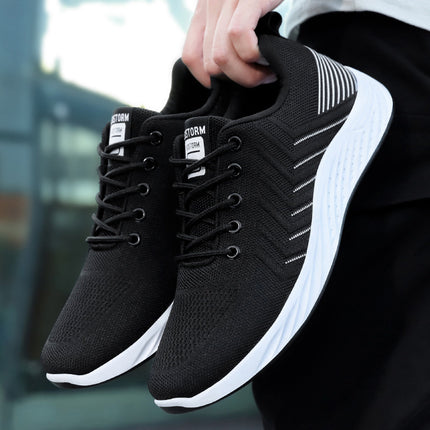 Shoes Men's Sports Shoes Breathable Non-Stinky Mesh Shoes Soft Sole Comfortable Running Shoes Large Size Fashion Men's Shoes Single Shoes