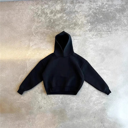 Autumn European and American Cross-border Casual Simple Couple Fashion Hoodie Sweatshirt Solid Color Loose Sweatshirt Sweatshirt