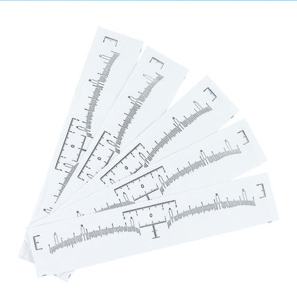 Disposable Tattoo Auxiliary Design Cosmetics Eyebrow Ruler Eyebrow Shape Transparent Stickable Eyebrow Shape Natural Eyebrow Shape