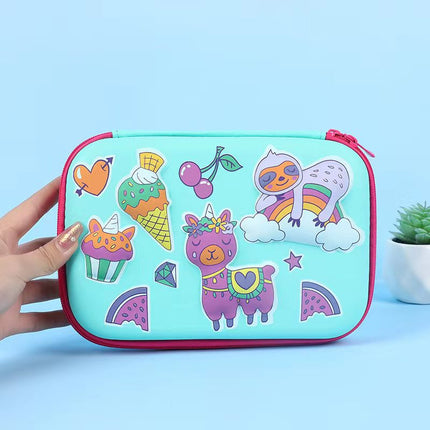 Eva Pencil Box 3D Stereo Large-Capacity Kidsren's Pencil Bag Multi-Functional Student Stationery Popular Pencil Box Waterproof