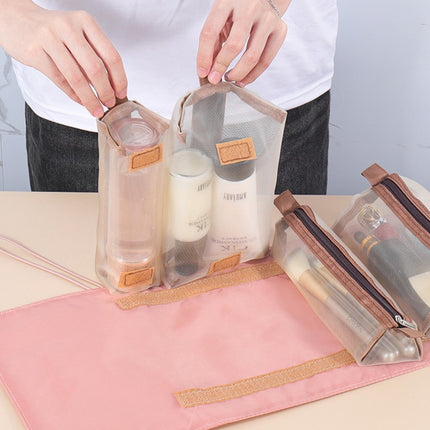 New Cosmetic Bag Four-In-One Travel Portable Multi-Functional Large-Capacity Removable Toiletry Storage Bag