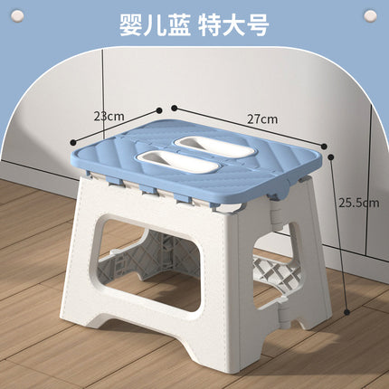 Thickened Plastic Foldableing Stool for Home Outdoor Portable Foldableing Chair for Adults and Kidsren Portable Small Bench Camping Style Maza