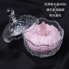 Gypsophila + pink crystal gravel 400g + pink crystal column