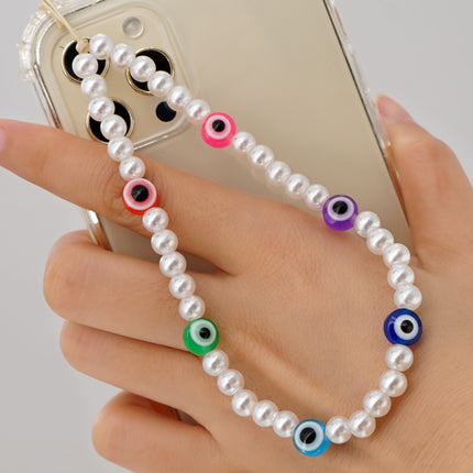 Factory direct supply handmade beaded mobile phone lanyard bluetooth speaker lanyard flashlight fan selfie stick U disk sling