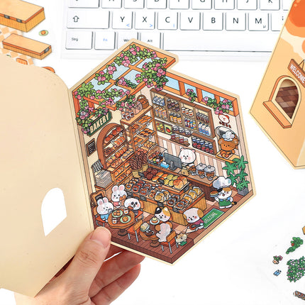 infeelme's Fifth Play 3d Landscape Sticker in Business Today Innovates Little Red Riding Book's New DIY Landscape House