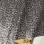 32# gray small leopard print