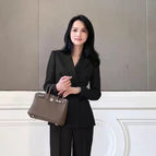 Black single piece suit single piece / S