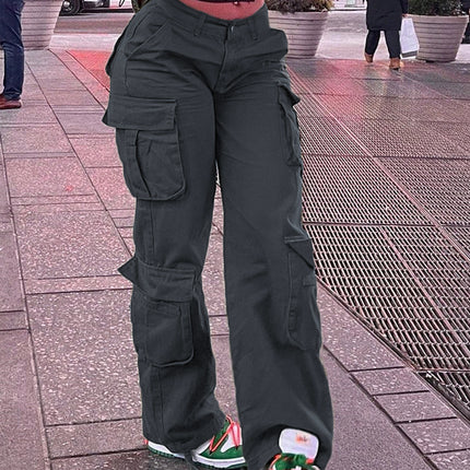 Tk118 Aliexpress Amazon European and American Street Style Cargo Pants 2022 Hot-Selling Army Green Trousers