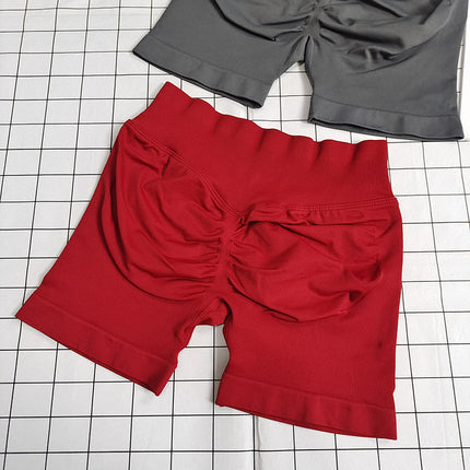 Sexy Peach Butt Fitness Shorts for Women, Sports Running and Cycling Three-Point Pants, High Elastic Butt Lift, Tummy Control, Quick-Drying Yoga Pants