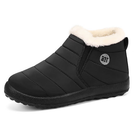 Cotton Shoes Winter 2026 New Foreign Trade Model Women's Fleece-Lined Warm Shoes for Parents Polyurethane Casual Cotton Boots Cross-Border Snow Boots