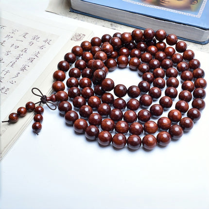 Venus Old Material Zambia Lobular Red Sandalwood Handheld Chain High Oil Mimi Buddha Bead String New Chinese Style Ornament for Men and Women