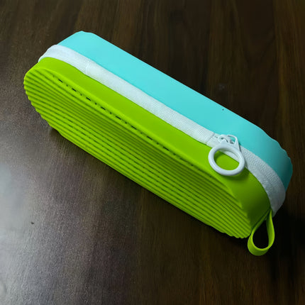 Double-sided breathable large capacity silicone goggles box silicone glasses protective box breathable portable drop-resistant goggles storage bag