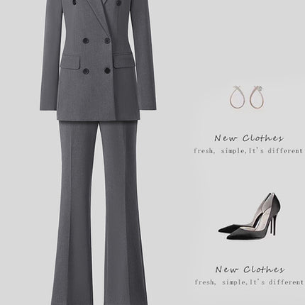 New High-Quality Tailcoat Set, Women's Business Office Jacke