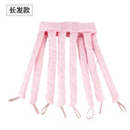 Pink long detachable