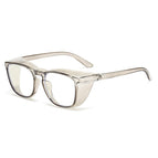 Transparent gray [anti-blue light + anti-fog lenses] / 0 degree flat mirror [anti-blue light]