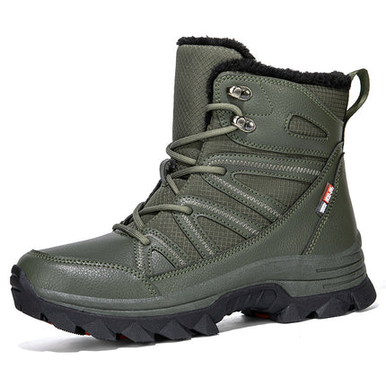 Cross-Border Snow Boots for Couples, Women's Minus 40 Degree Cold-Proof Thick-Soled Waterproof Northeast Travel Cotton Shoes for Men, Winter Fleece-Lined and Thickeneding