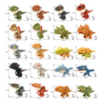 Hand-biting dinosaur 20 evenly mixed hair (OPP bag)