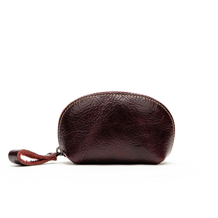 Vintage Women's Cowhide Fashion Coin Purse Leather Earphone Bag Lipstick Coin Change Key Bag Leather Storage Bag