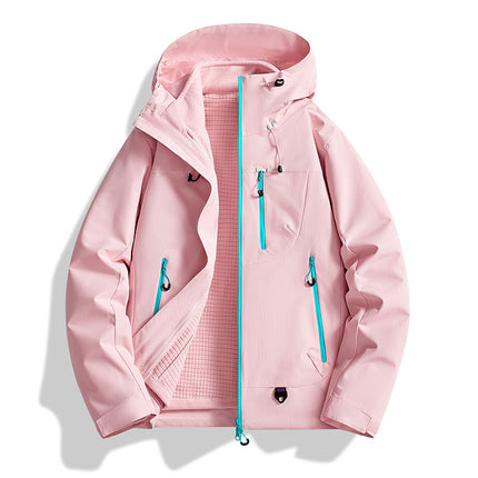 2025 New Style Jacket for Men and Women, Outdoor Three-In-One Windproof and Waterproof Detachable Two-Piece Jacket in Stock