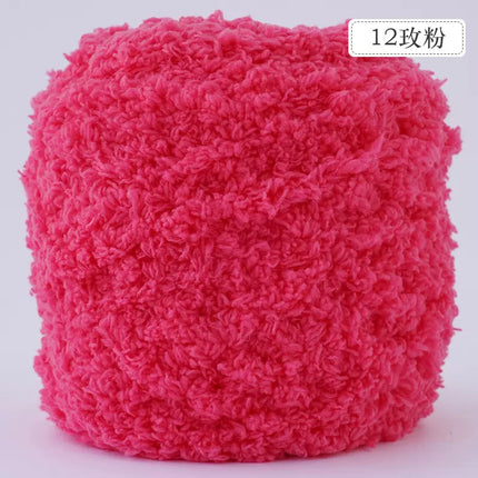 3 strands of coral fleece baby scarf coarse wool hand woven towel line baby sweater in stock wholesale