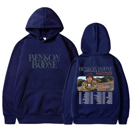 Cross-border BENSON BOONE Benson Boone Hoodie Amazon Autumn and Winter Casual Sweater Men's and Women's Hoodie