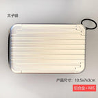 Silver-zipper card holder / 11*8*5cm