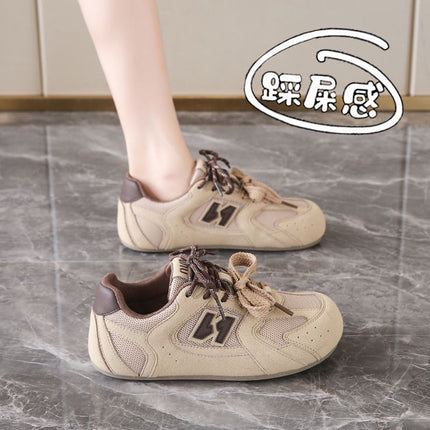 Super Soft Sole German Training Shoes for Women, 2025 Summer Model, Breathable Mesh, Mango Toe, Wide Foot, Flat Sole, Maternity Shoes