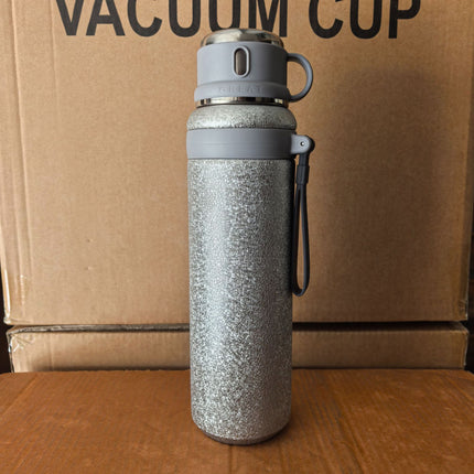 New Large-Capacity Straw Insulated Cup, Outdoor Portable Vacuum Double-Drink Cup, Household Double-Layer 316 Stainless Steel Water Cup